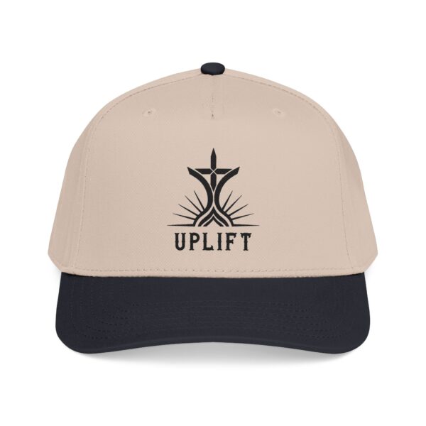Uplift Dark Logo Baseball Cap — Mid-Profile Hat