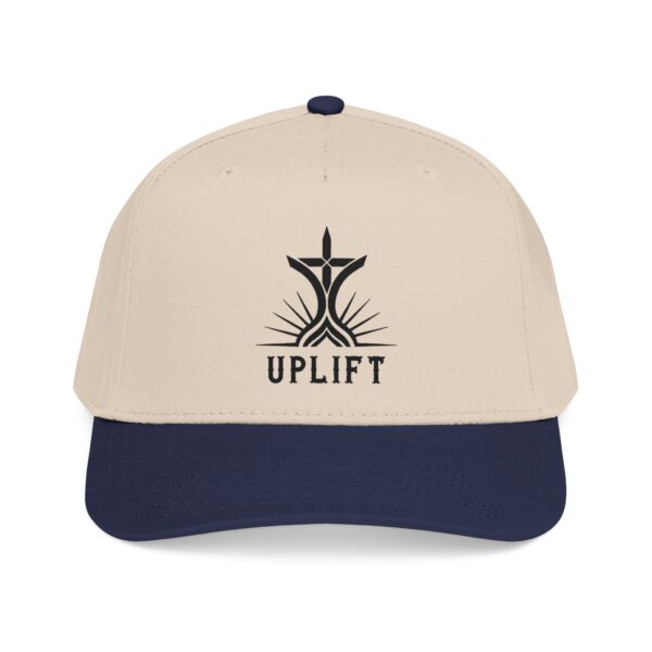 Uplift Dark Logo Baseball Cap — Mid-Profile Hat
