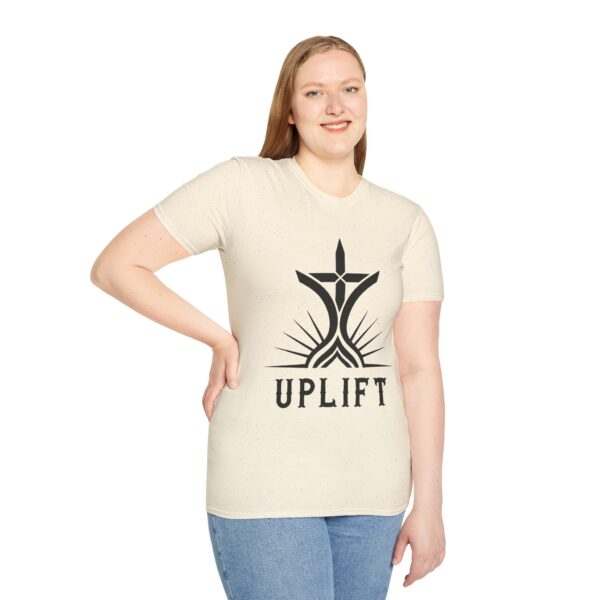 6845094792521875436_2048.jpeg Uplift Graphic T-Shirt — Inspirational Dark Logo Tee