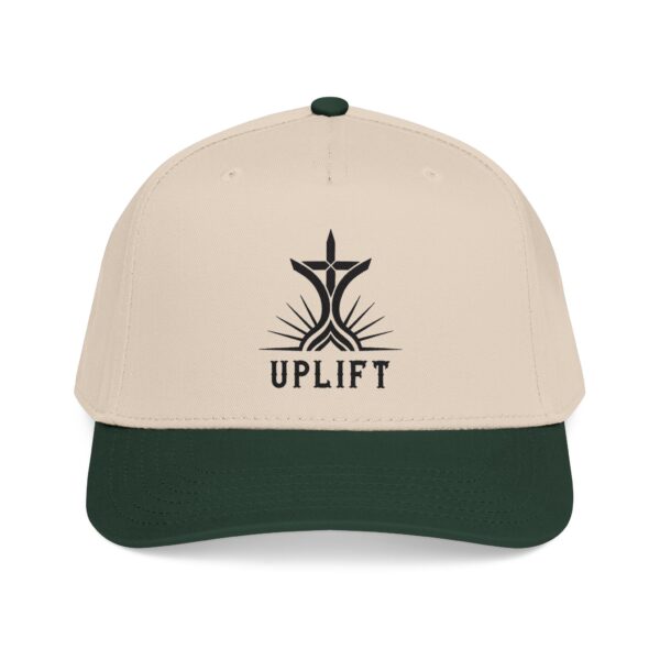 Uplift Dark Logo Baseball Cap — Mid-Profile Hat
