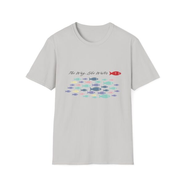 10018046637520522946_2048.jpeg The Way, Like Water Graphic T-Shirt, Inspirational Dark Text Tee