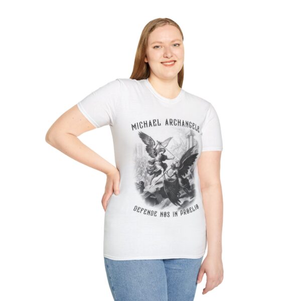 10333820878188383343_2048.jpeg Michael Archangele Graphic T-Shirt — Inspirational White Tee