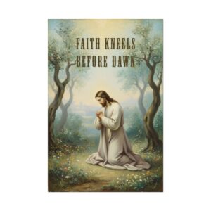 10609353010983029851_2048.jpeg Christ in Gethsemane Baroque Oil Painting, Faith kneels before dawn