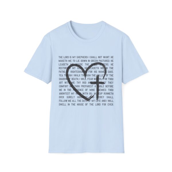 The Restored Soul, Typography Tee, Inspirational Dark Text Tee