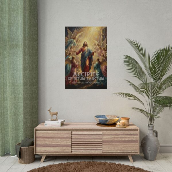 11513405503198500931_2048.jpeg Receive the Holy Spirit, Poster — Religious Christian Wall Art