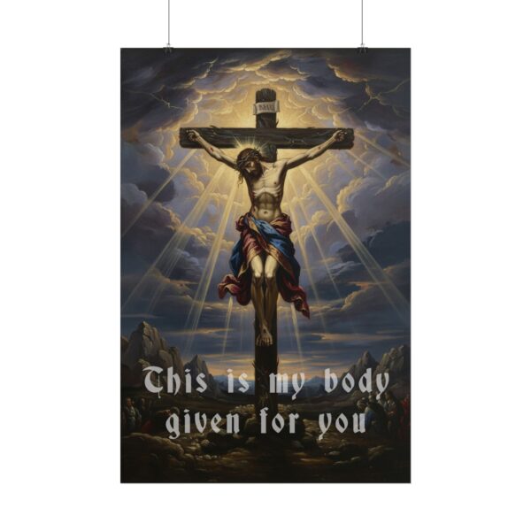 This is My Body, Given for You, Poster — Religious Christian Wall Art