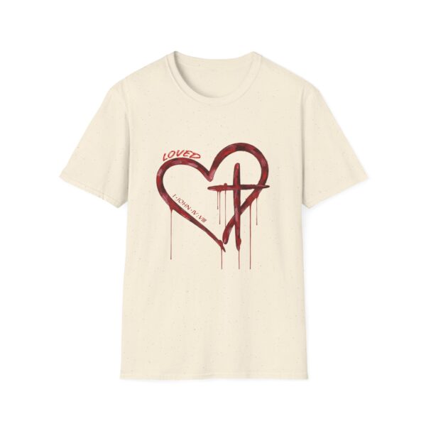 12280921170810050890_2048.jpeg 1 John 4:8, God Is Love, Graphic T-Shirt, Christian Inspirational Tee