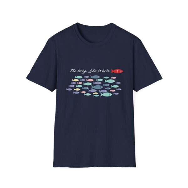 12438006084530931976_2048.jpeg The Way, Like Water Graphic T-Shirt, Inspirational Light Text Tee