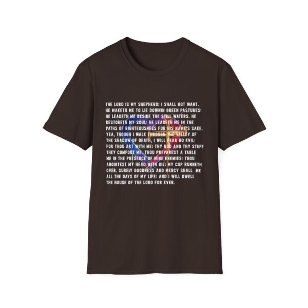 The Lord is my shephard, God Is Love, Graphic White Text T-Shirt, Inspirational Tee
