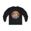 Jesus Light of the World Graphic Long Sleeve Tee — Modern Colorful Design