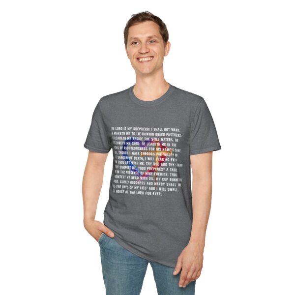 The Lord is my shephard, God Is Love, Graphic White Text T-Shirt, Inspirational Tee