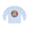 Jesus Light of the World Graphic Long Sleeve Tee — Modern Colorful Design