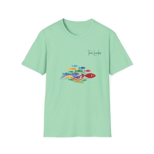 15228693615906185100_2048.jpeg Jesus is True Leader, Graphic T-Shirt, Inspirational Dark Text Tee