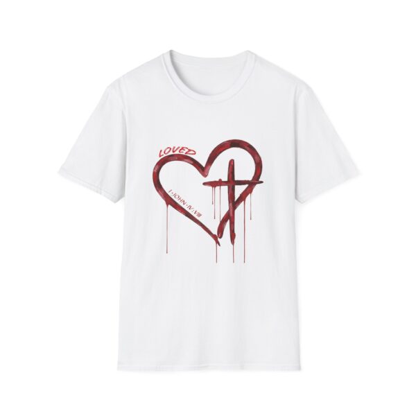 15764185646253991966_2048.jpeg 1 John 4:8, God Is Love, Graphic T-Shirt, Christian Inspirational Tee