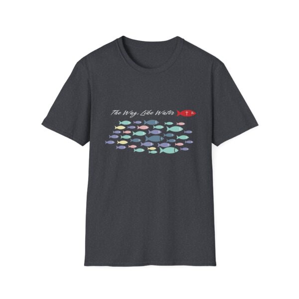 15920867110156603622_2048.jpeg The Way, Like Water Graphic T-Shirt, Inspirational Light Text Tee