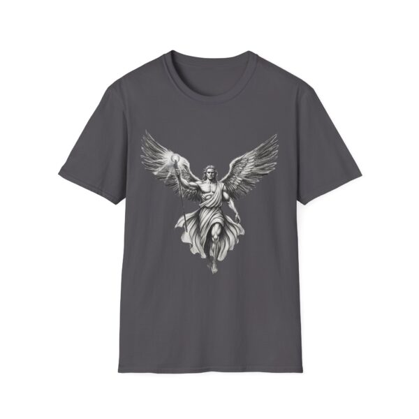Archangel Gabriel Graphic T-Shirt — Inspirational Dark Color Tee