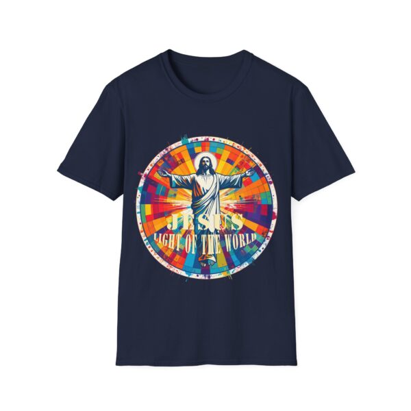 Jesus Light of the World Graphic T-Shirt — Christian Inspirational Tee