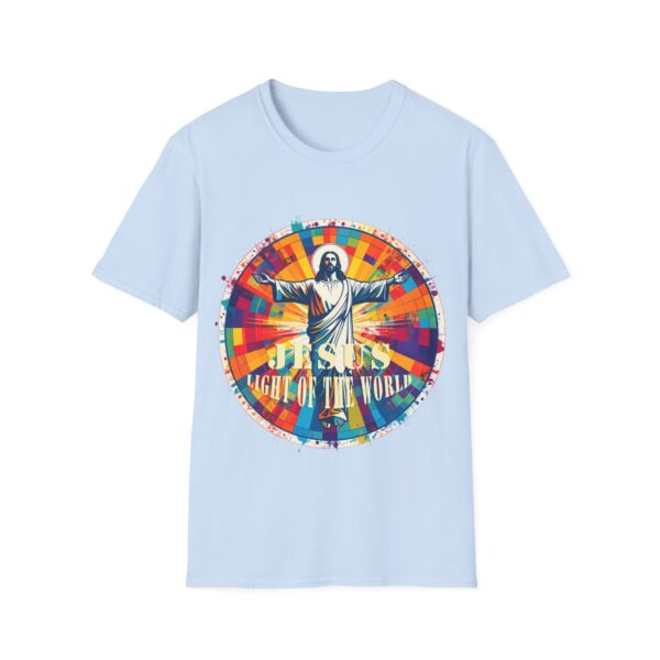 Jesus Light of the World Graphic T-Shirt — Christian Inspirational Tee