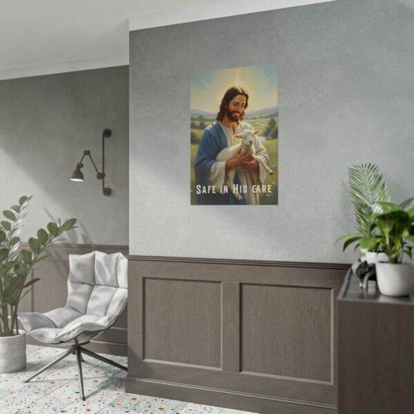 The Good Shepherd Modern Art, Safe in His care