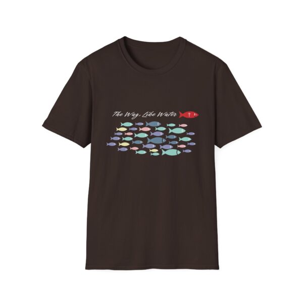 18008039728662216062_2048.jpeg The Way, Like Water Graphic T-Shirt, Inspirational Light Text Tee