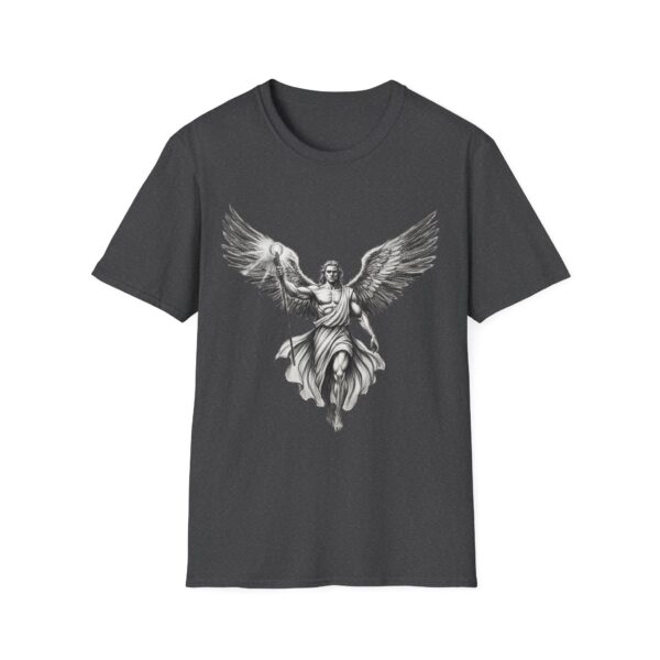 Archangel Gabriel Graphic T-Shirt — Inspirational Dark Color Tee