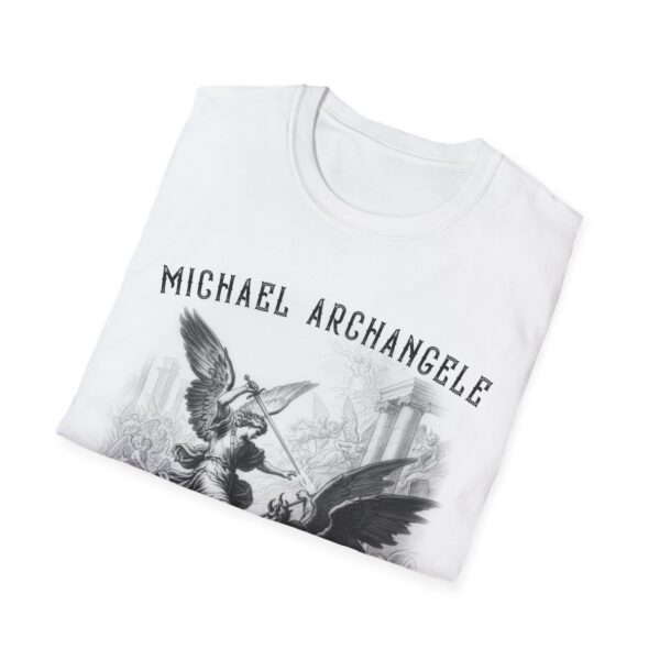 2228507117726275954_2048.jpeg Michael Archangele Graphic T-Shirt — Inspirational White Tee