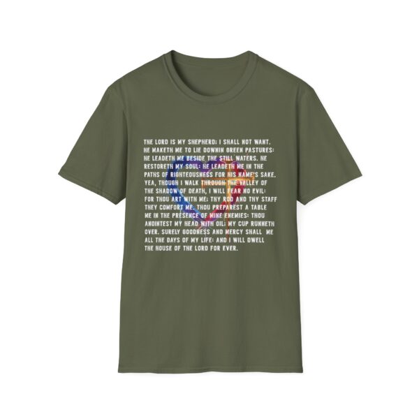 The Lord is my shephard, God Is Love, Graphic White Text T-Shirt, Inspirational Tee