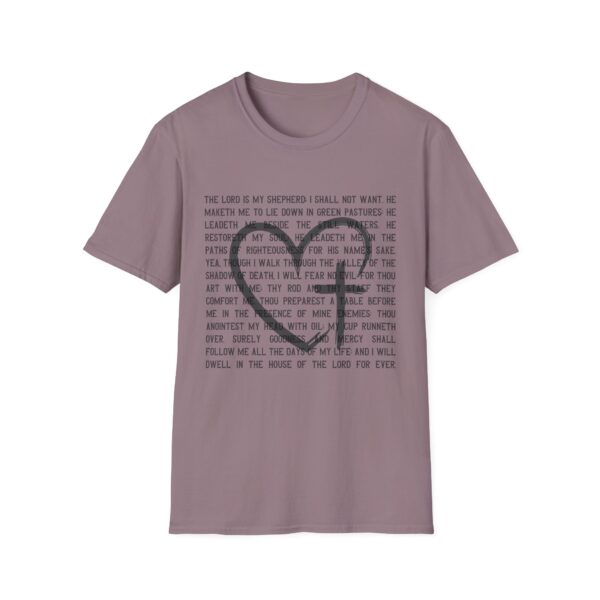 The Restored Soul, Typography Tee, Inspirational Dark Text Tee