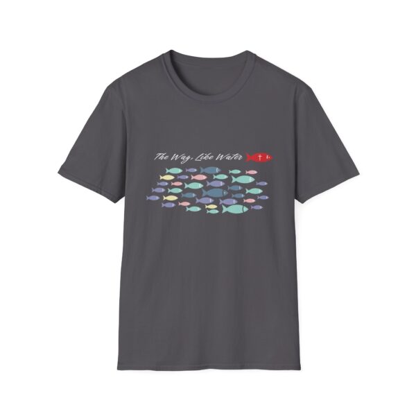 3007704830680053253_2048.jpeg The Way, Like Water Graphic T-Shirt, Inspirational Light Text Tee
