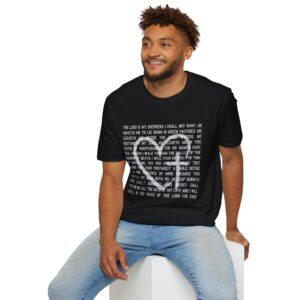 The Restored Soul, Typography Tee, Graphic T-Shirt, Inspirational Light Text Tee