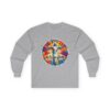 Jesus Light of the World Graphic Long Sleeve Tee — Modern Colorful Design