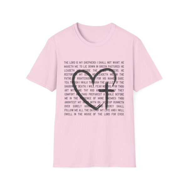 The Restored Soul, Typography Tee, Inspirational Dark Text Tee