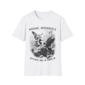 7901636016716821540_2048.jpeg Michael Archangele Graphic T-Shirt — Inspirational White Tee