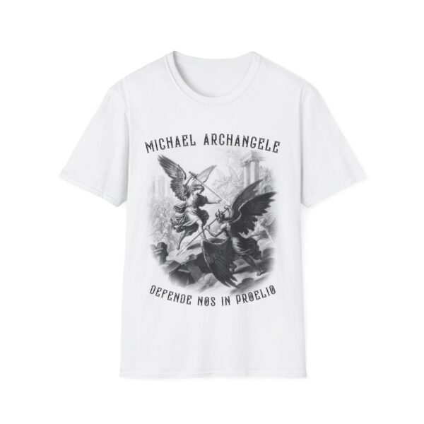 7901636016716821540_2048.jpeg Michael Archangele Graphic T-Shirt — Inspirational White Tee