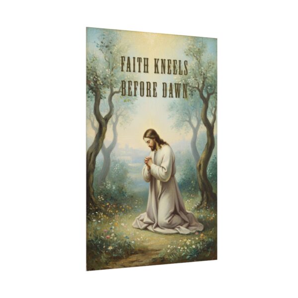 7919463197674387819_2048.jpeg Christ in Gethsemane Baroque Oil Painting, Faith kneels before dawn