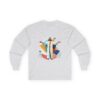 7953031043890693680_2048.jpeg Amor Christi Graphic Long Sleeve Tee — Modern Colorful Design