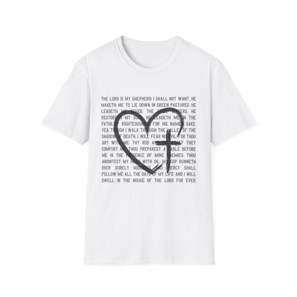 The Restored Soul, Typography Tee, Inspirational Dark Text Tee