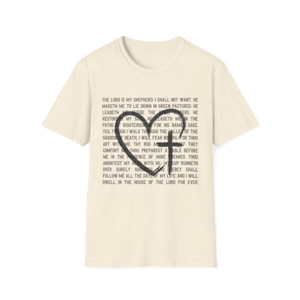 The Restored Soul, Typography Tee, Inspirational Dark Text Tee