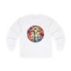 Jesus Light of the World Graphic Long Sleeve Tee — Modern Colorful Design