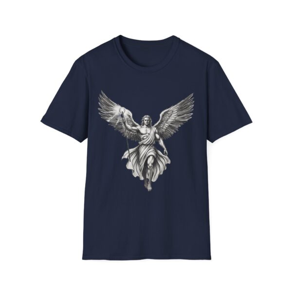 Archangel Gabriel Graphic T-Shirt — Inspirational Dark Color Tee