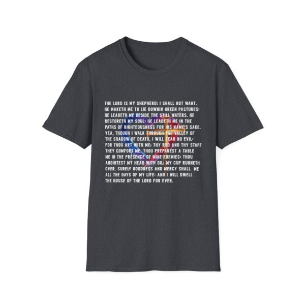 The Lord is my shephard, God Is Love, Graphic White Text T-Shirt, Inspirational Tee