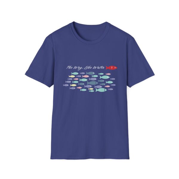 9778398906858932551_2048.jpeg The Way, Like Water Graphic T-Shirt, Inspirational Light Text Tee