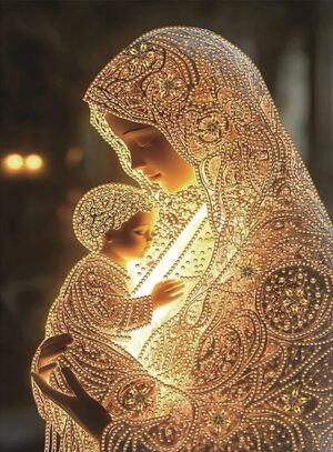 Marian Religion-Partial Special Shaped Diamond Painting