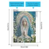 Finished Praying Madonna Diamond Painting 30×40 cm — Marian Prayer Religious Décor — Ready to Ship