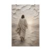 10026327385680753260_2048.jpeg I Am the Way Jesus Painting Poster | Minimalist Christian Wall Art, Modern Beige Gray Impasto Print, Textured Palette Knife Faith Home Decor