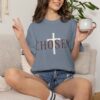 Comfort Colors® Chosen cross T-Shirt | Christian faith tee, religious scripture design