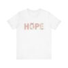 Floral HOPE lettering tee | Inspirational shirt, pastel floral print