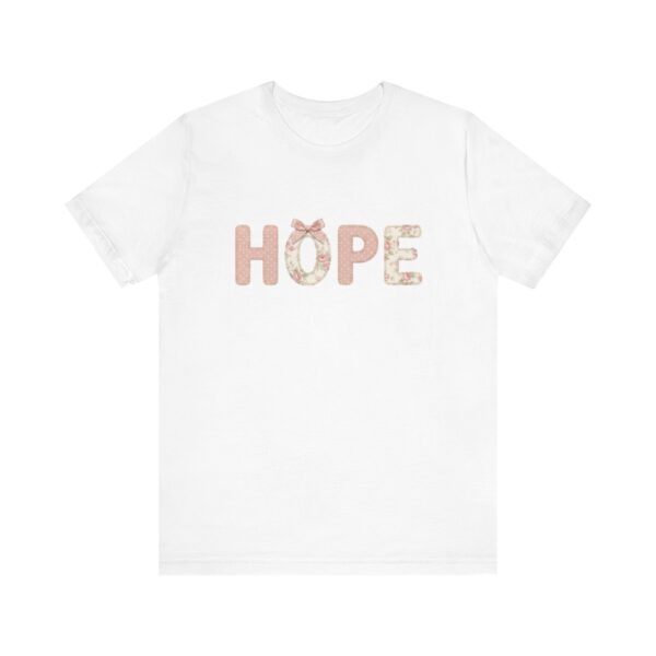 Floral HOPE lettering tee | Inspirational shirt, pastel floral print