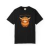 10960377621513661681_2048.jpeg Comfort Colors® Highland Cow Floral Crown T-shirt | Cute Scottish Cattle Illustration, Bible Verse Shirt, Religious Women