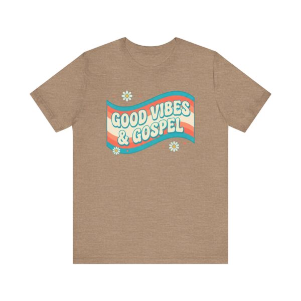 11120935199284223648_2048.jpeg Good Vibes & Gospel T-Shirt | Retro Wave Christian Tee